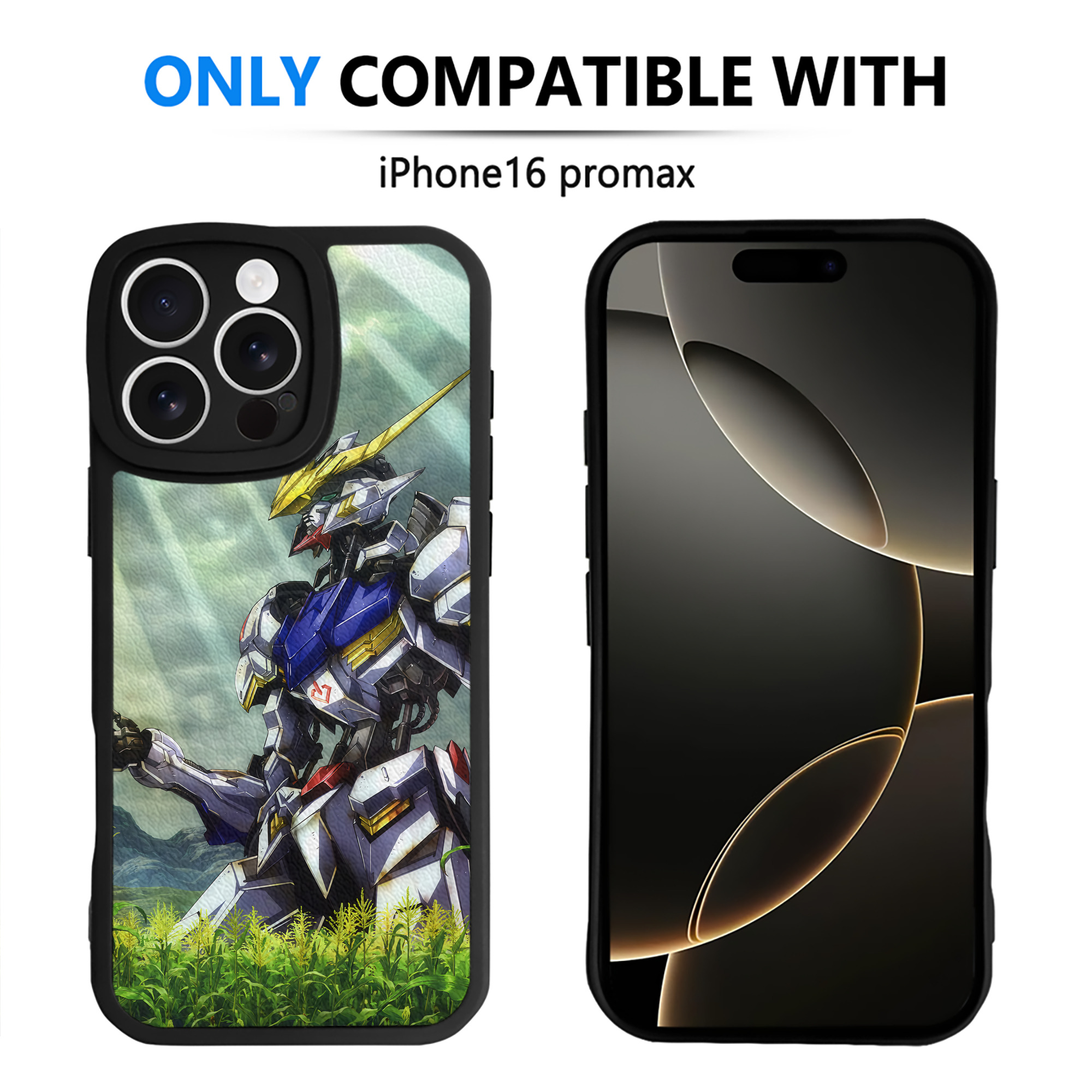 （画像用） 機動戦士ガンダム Mobile Suit Gundam 【iPhone 16シリーズ対応】シリコンスマホケース（レザー調） 材質：シリコン